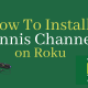 tennis channel on Roku