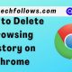 How to Delete Browsing History on Chrome