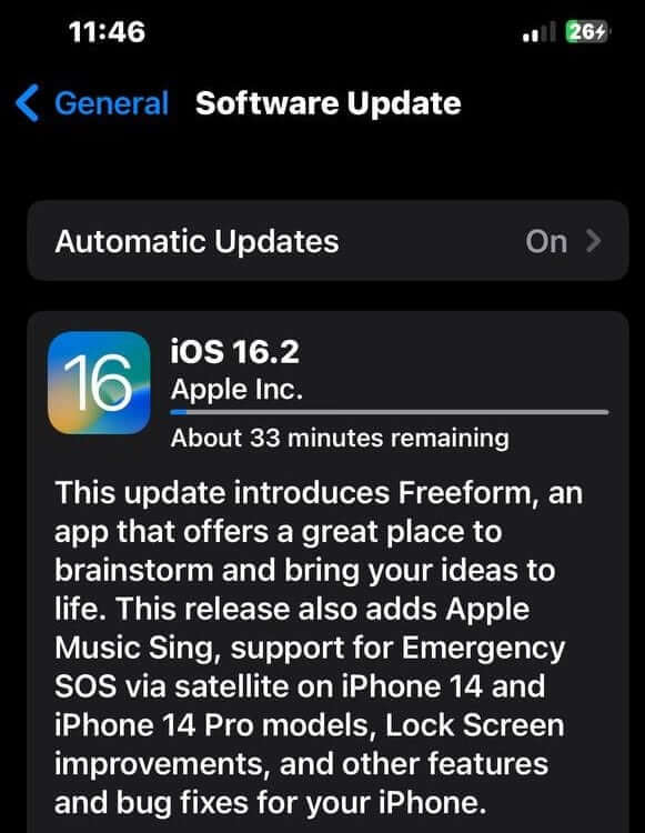 Update your iPhone to iOS 16.2 to enable 5G automatically 
