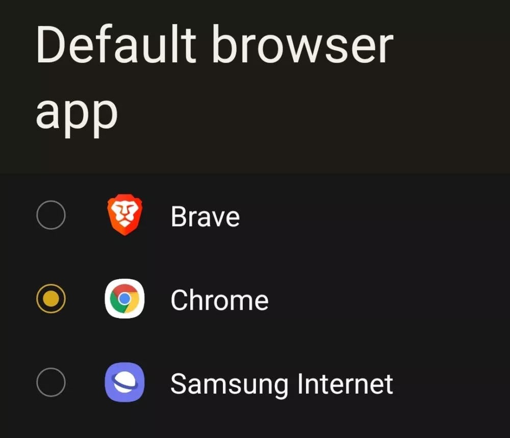 Select Chrome 