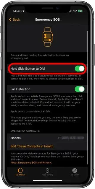 How to Turn Off Emergency SOS on Apple Watch