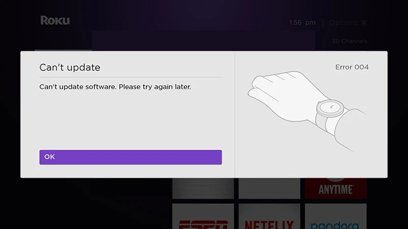 Roku not updating 