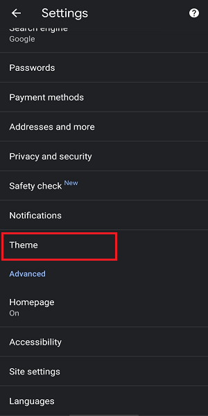 Theme. How to remove themes from Chrome