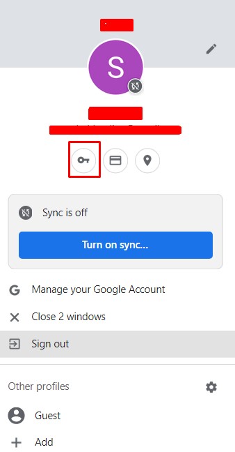 Password manager on Chrome