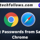 Import passwords from Safari to Chrome