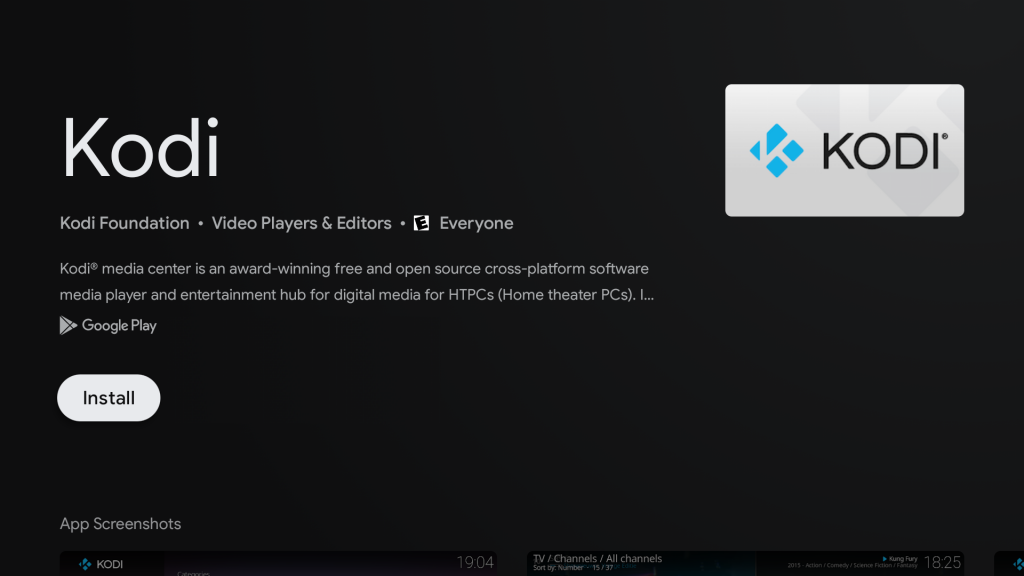 Install Kodi on Chromecast with Google TV 