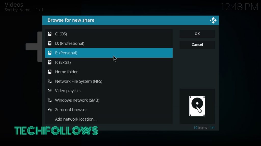 Watch video with Kodi on Linux