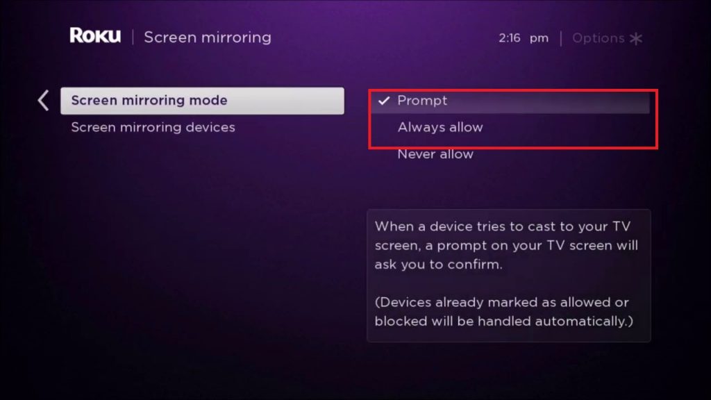 Kodi on Roku using Android smartphones