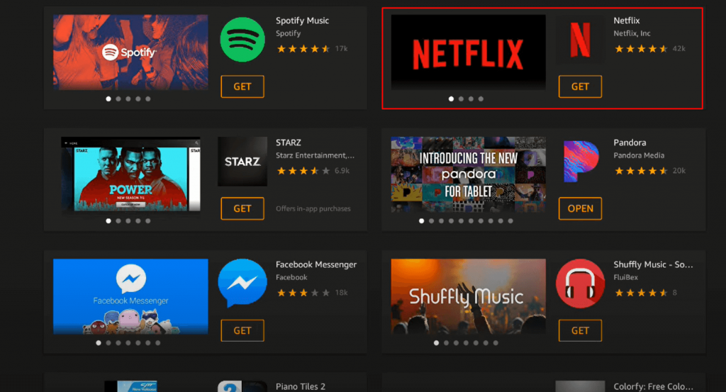 Install Netflix on Amazon Fire Tablet 
