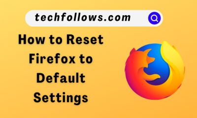 reset firefox