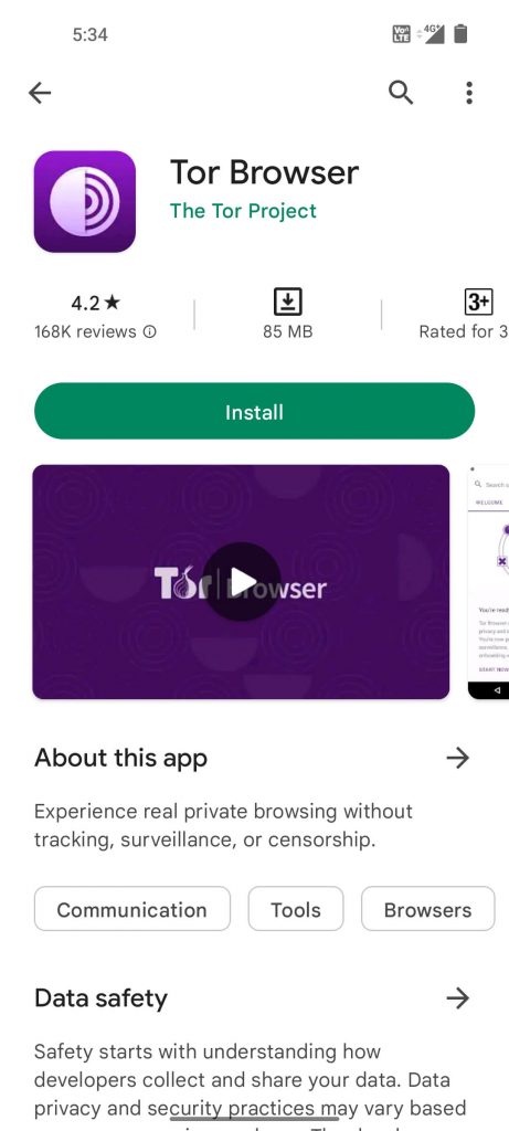 Download Tor for Android