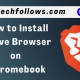 Brave Browser on Chromebook