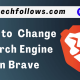 Change Search Engine on Brave