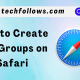Create Tab Groups on Safari