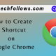 Create a Shortcut on Google Chrome