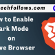 Dark Mode on Brave