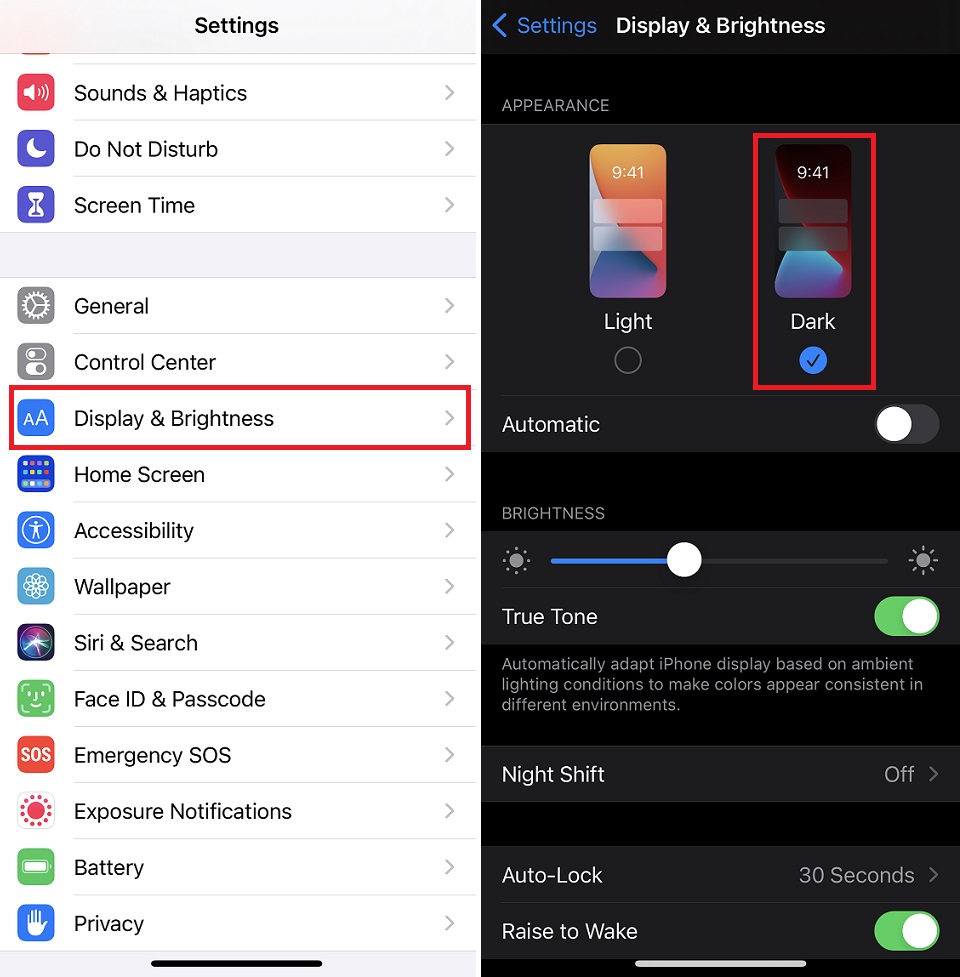 Enable Dark mode on iPhone for Firefox