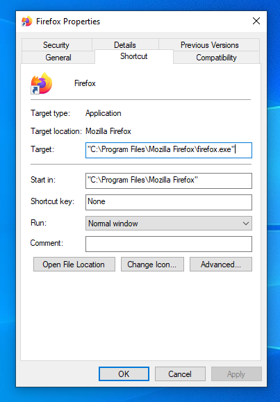 Close Safe Mode on Firefox