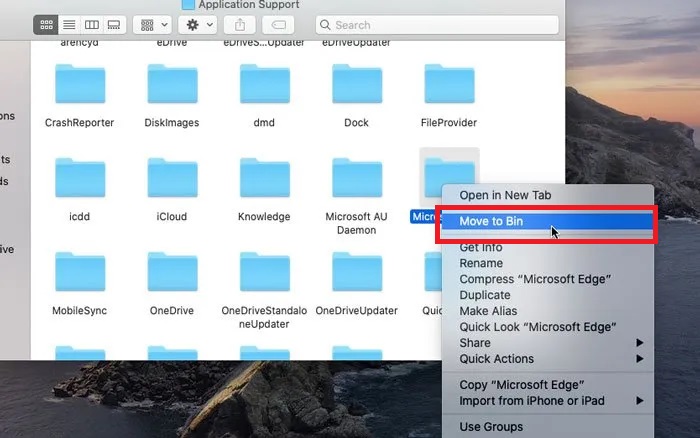 Remove all the leftovers of Edge from Mac