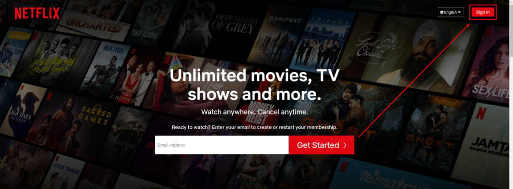 Click the Sign in button  to Install Netflix Party on Chrome Extension