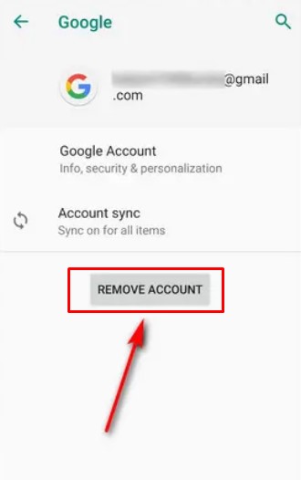 Removing Google account from Chrome