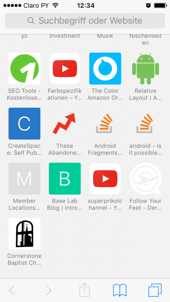 Safari bookmark icon
