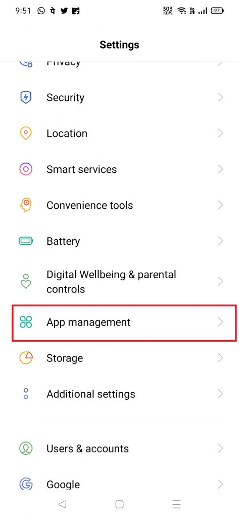 Select App management