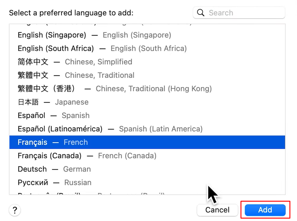 Select Add to Translate a Page on Safari