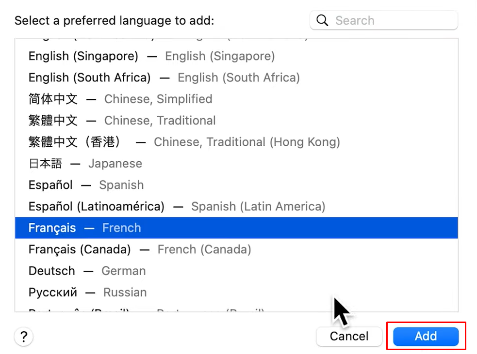 Select Add  to Translate a Page on Safari