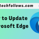 How to Update Edge