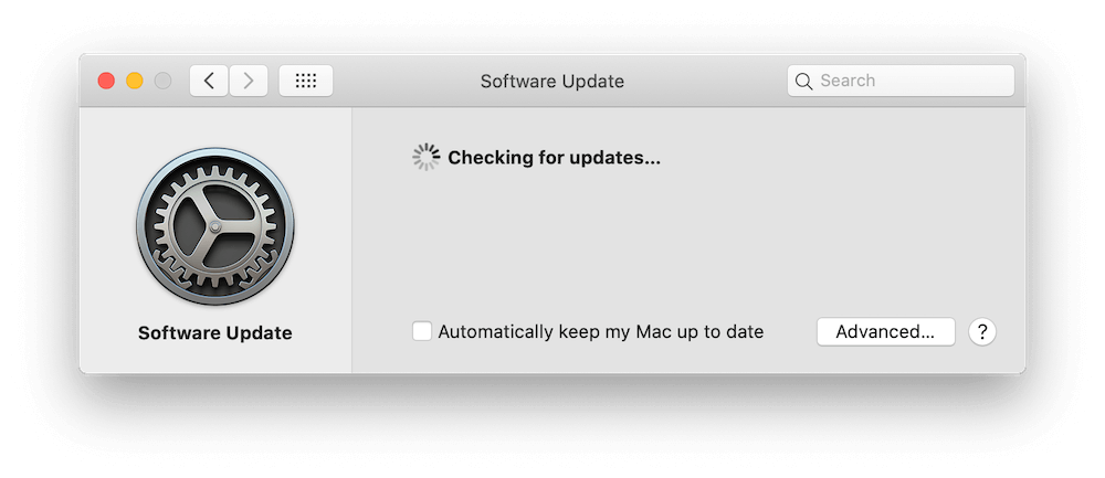 Mac Checking for Updates