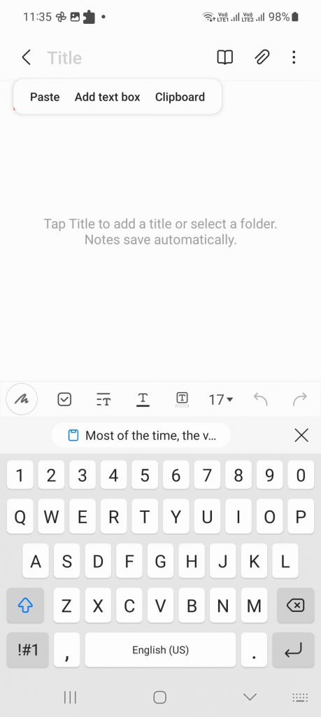 Tap Clipboard 