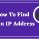 find Roku IP address