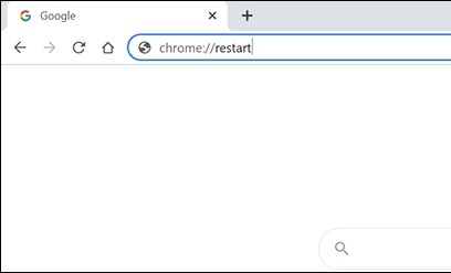 Chrome restart command line