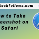 How to take screenshot on Safari