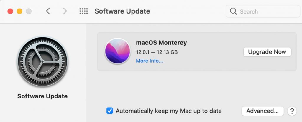 Updating Safari on Mac
