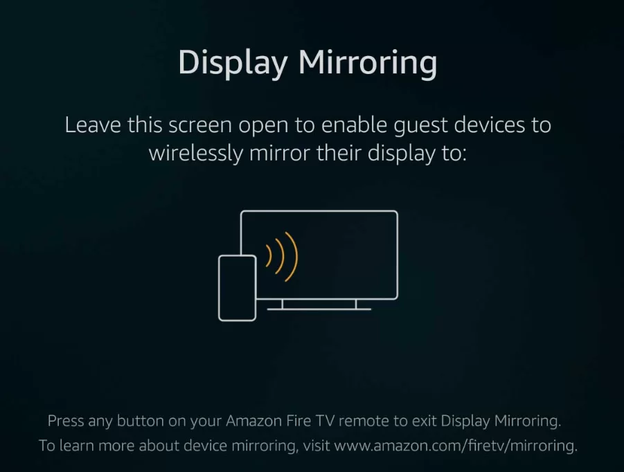 Screen Mirroring on Firestick