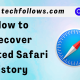 Recover Deleted Safari History