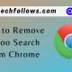 Remove Yahoo Search From Chrome