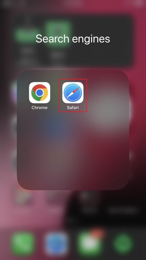 Open Safari Browser