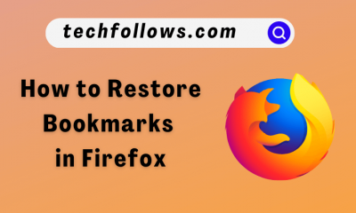 Restore Bookmarks in Firefox