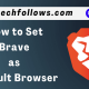 Set Brave as Default Browser