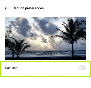 Turn Off Live Caption on Android Smartphone