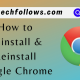 Uninstall & Reinstall Google Chrome