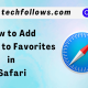 add google favourites to safari
