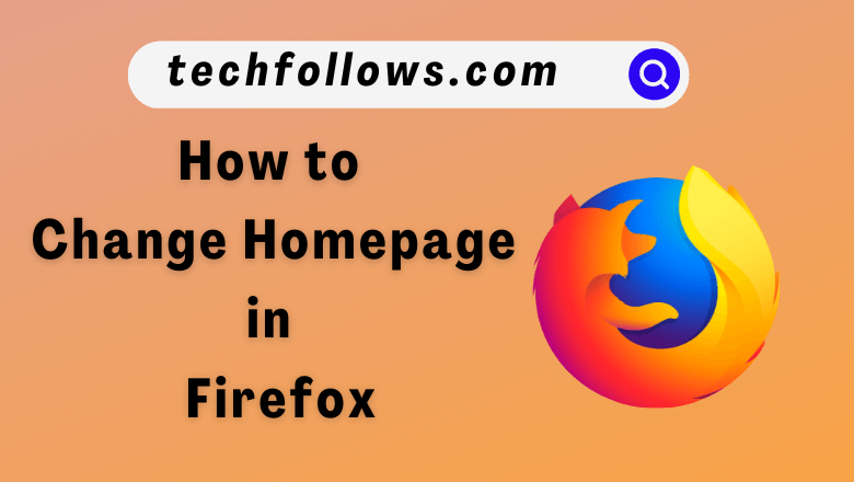 change homepage firefox