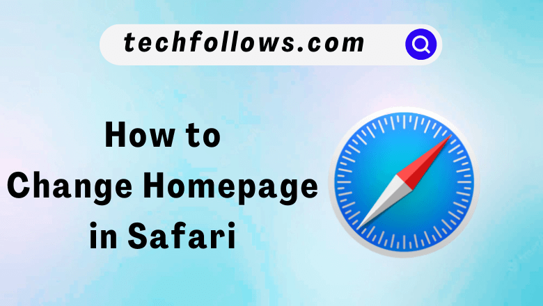 changing homepage on safari