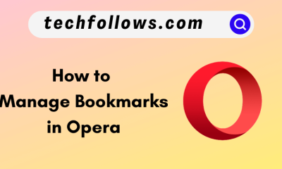 manage bookmarks in Opera browser