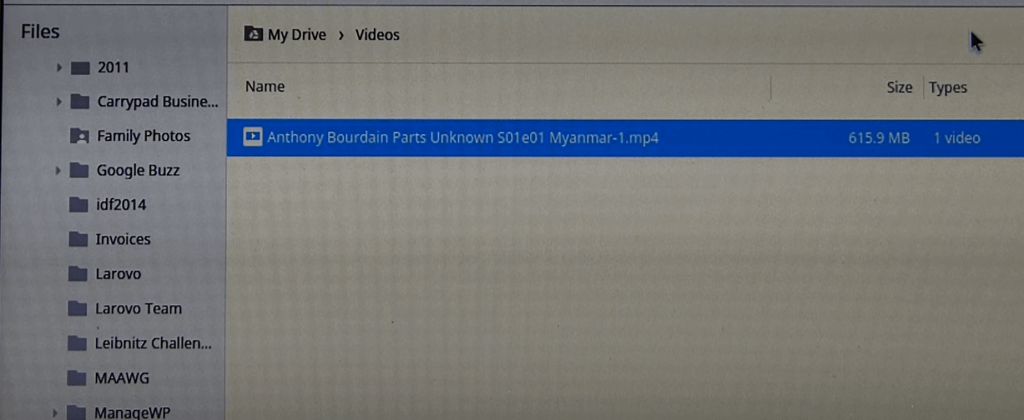 Go to Files on Chromebook