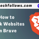 Block Websites on Brave